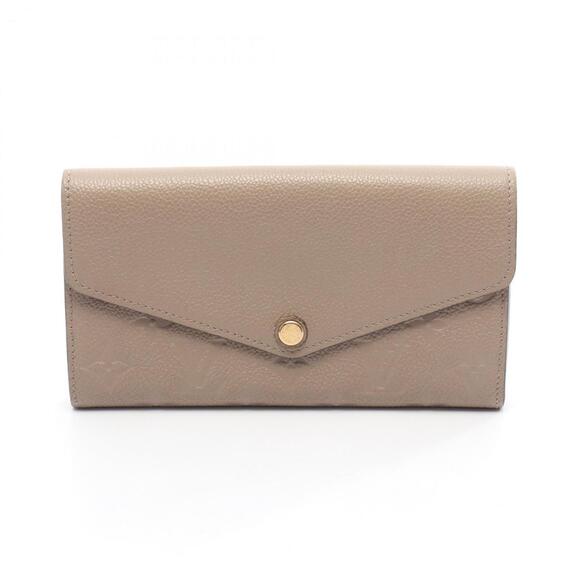 Louis Vuitton Portefeuille Sarah Bifold Long Wallet in Monogram Empreinte Lea...